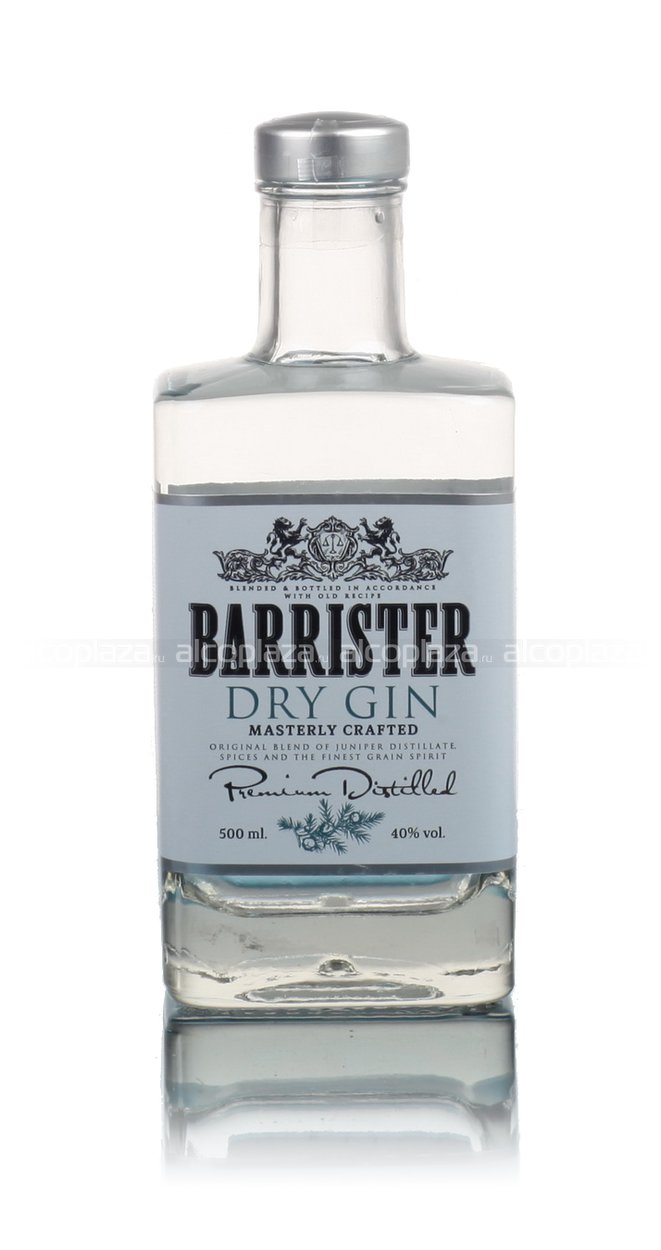 Barrister Dry 0,5l купить российский джин Барристер Драй 0.5л цена
