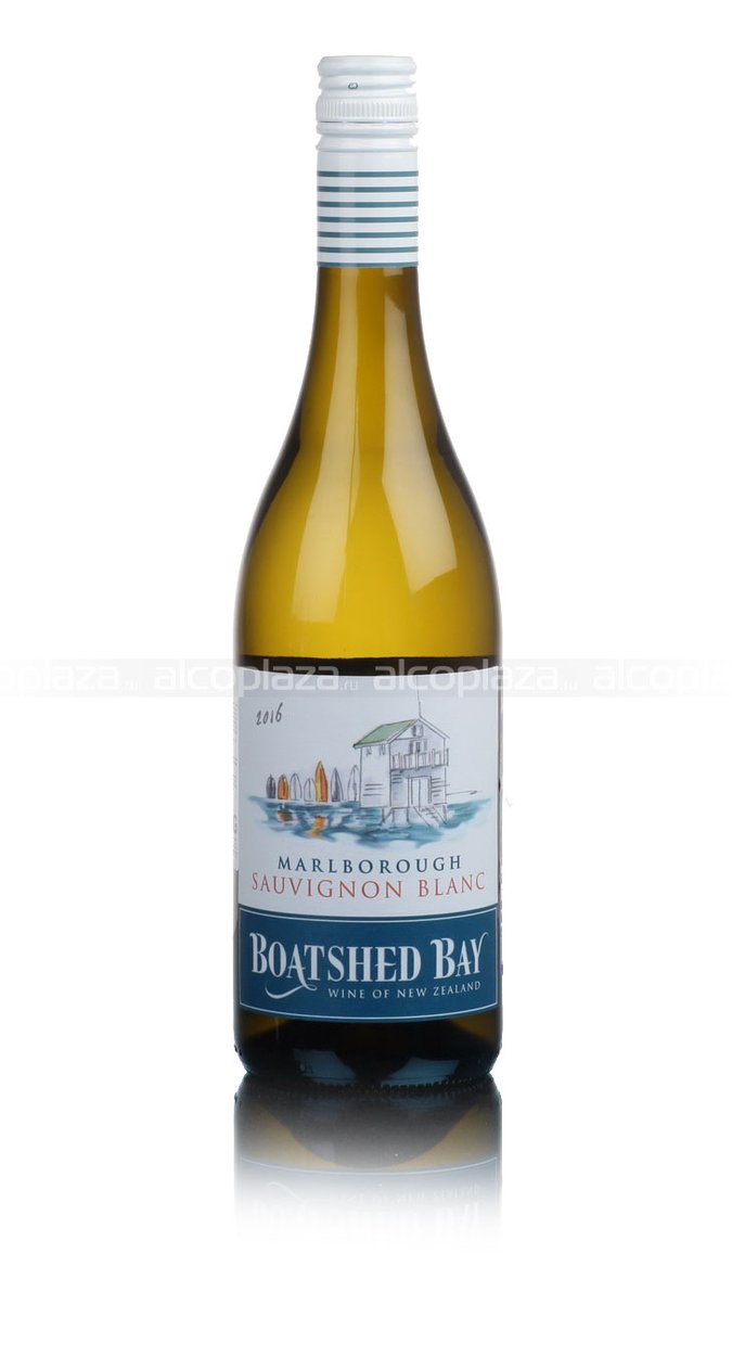 Boatshed Bay Sauvignon Blanc Marlborough - вино Боатшед Бэй Совиньон Блан 0.75 л белое сухое