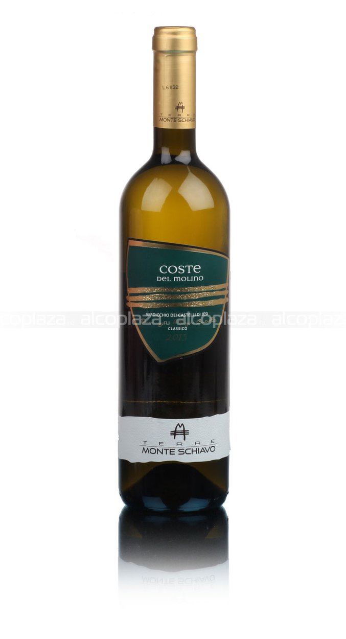 Terre Monte Schiavo Coste Del Molino - вино Терре Монте Скьяво Кастелли ди Йези 0.75 л белое сухое