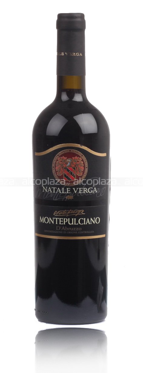 Natale Verga Montepulciano d`Abruzzo - вино Натале Верга Монтепульчано Д`Абруццо 0.75 л красное сухое