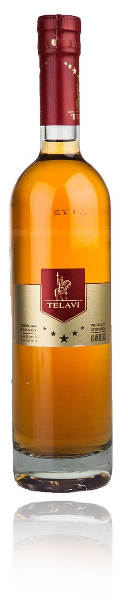 Brandy Telavi 5 stars - бренди Телави 5 звезд 0.5 л