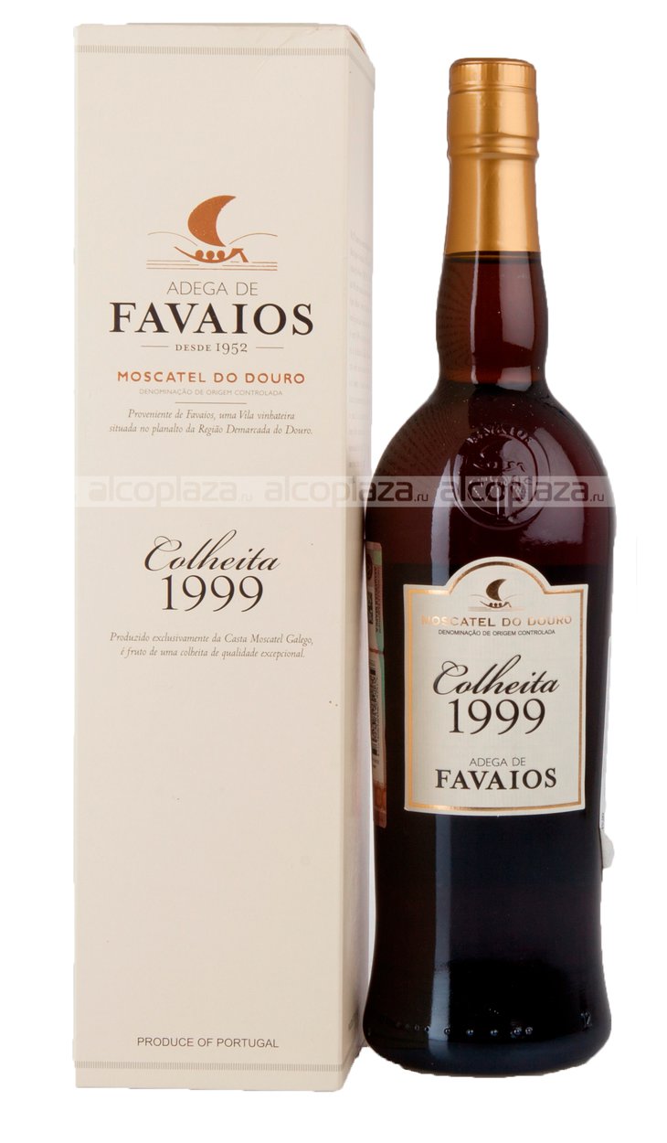 херес Adega de Favaios Moscatel 0.75 л в подарочной коробке