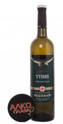 Megobari Tvishi - вино Мегобари Твиши 0.75 л белое полусладкое