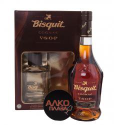 Bisquit VSOP Decanter - коньяк Бисквит ВСОП с декантером 0.7 л