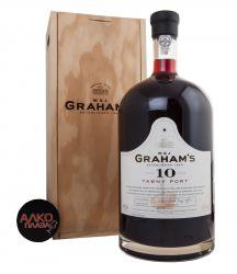 портвейн Grahams Tawny Port Aged 10 Years 4.5 л в деревянной коробке