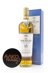 Macallan Triple Cask Matured 15 years old gift box - виски Макаллан Трипл Каск Мейчурд 15 лет 0.7 л в п/у