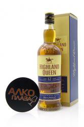 Highland Queen 12 years old in gift box - виски Хайленд Куин 12 лет 0.7 л в п/у