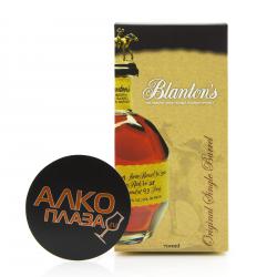  Виски Blantons Original. Кукуруза + другие зерновые, 46.5% / 0.7 л. Виски Блэнтонс Оригинал в подарочной упаковке.