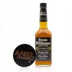 Виски Evan Williams Extra Eged. Кукуруза + другие зерновые, 43% / 0.75 л. Виски Эван Вильямс Экста Эйджед.