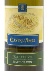 вино Кастелларго Пино Гриджио 0.75 л белое сухое этикетка