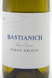 Bastianich Vigne Orsone Pinot Grigio Итальянское Вино Бастианич Вини Орсоне Пино Гриджио