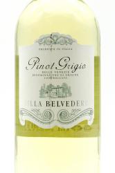 вино Villa Belvedere Pinot Grigio delle Venezie 0.75 л этикетка