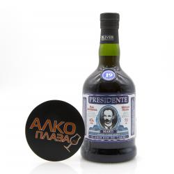 Rom Presidente Marti Oliver 19 years gift box 0.7l ром Президент Марти Оливер 19 лет в подарочной упаковке