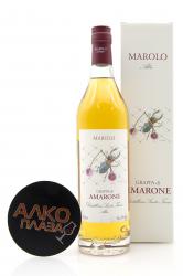 Grappa Marolo Di Amaronegift box 0.7