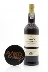 Porto Dow`s 40 Years Old Tawny - портвейн Доуз Тони 40 лет 0.75 л