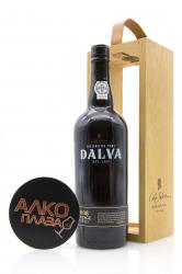 портвейн Porto Dalva Vintage 2008 0.75 л в деревянной коробке