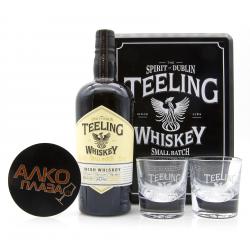 Teeling Irish Whisky Blend gift box with glass - виски Тилинг Айриш Бленд 0.7 л с бокалами