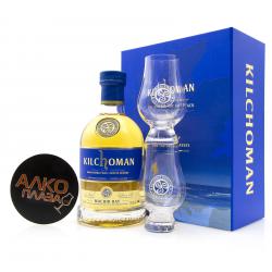 Kilchoman Machir Bay gift box with glass - виски Килхоман Махир Бэй 0.7 л п/у с бокалами