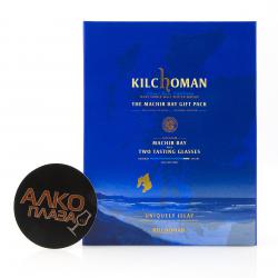 Kilchoman Machir Bay gift box with glass - виски Килхоман Махир Бэй 0.7 л п/у с бокалами