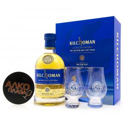 Kilchoman Machir Bay gift box with glass - виски Килхоман Махир Бэй 0.7 л п/у с бокалами