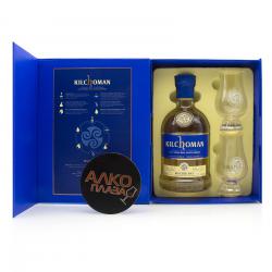 Kilchoman Machir Bay gift box with glass - виски Килхоман Махир Бэй 0.7 л п/у с бокалами