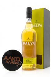 Porto Dalva White 0.75l Gift Box Портвейн Далва Белый