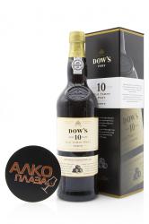 Porto Dow`s 10 Years Old Tawny Gift Box - портвейн Доуз Тони 10 лет 0.75 л в п/у