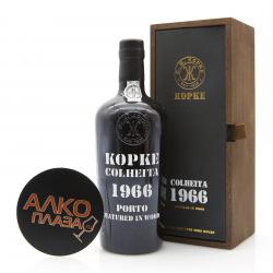 Kopke Colheita 1966 0.75l Wooden Box портвейн Копке Колейта 1966