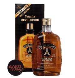 Tequila Revolucion Extra Anejo American oak - текила Революсьон Экстра Анехо американский дуб 0.7 л в п/у