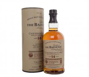 The Balvenie Caribbean Cask Aged 14 years old in tube - виски Балвэни Карибиен Каск 14 лет 0.7 л в тубе 