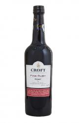 Croft Fine Ruby Port Gift Box - портвейн Крофт Файн Руби 0.75 л в п/у