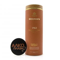 Graham`s Single Harvest Tawny Port 1963 0.75l in Gift Tube портвейн Грэм`c Cингл Харвест Тони