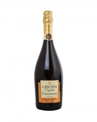 Cricova Chardonnay - вино игристое Крикова Шардоне 0.75 л