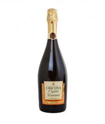 Cricova Chardonnay Traminer - вино игристое Крикова Траминер 0.75 л