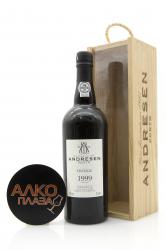 Porto Andresen Vintage 1999 0.75l Wooden Box португальский портвейн Андресен Винтаж 1999