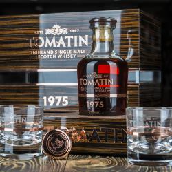 Tomatin 1975 gift box with glasses - виски Томатин 1975 0.7 л п/у с бокалами