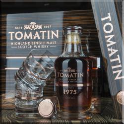 Tomatin 1975 gift box with glasses - виски Томатин 1975 0.7 л п/у с бокалами