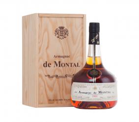 Armagnac Bas Armagnac de Montal 1983 years - арманьяк Баз Арманьяк де Монталь 1983 года 0.7 л в деревянной коробке
