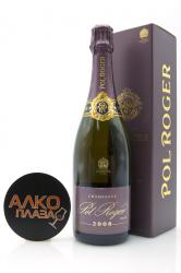 Pol Roger Brut Rose 2008 Gift Box - шампанское Поль Роже Брют Розе 2008 год 0.75 л в п/у