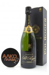 Pol Roger Brut Vintage 2006 gift box - шампанское Поль Роже Брют Винтаж 0.75 л в п/у