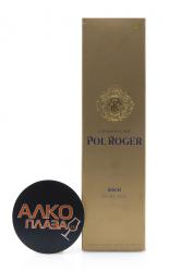 Pol Roger Rich Demi-Sec gift box - шампанское Поль Роже Рич Деми-Сек 0.75 л в п/у