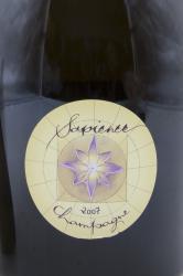 Sapience Premier Cru Extra Brut Champagne AOC 2007 gift box - шампанское Сапиенс Премьер Крю Экстра Брют 2007 0.75 л в п/у