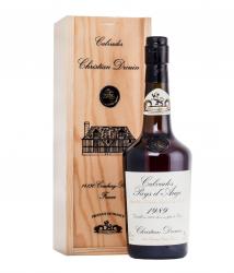кальвадос Coeur de Lion Calvados Pays d`Auge 1989 0.7 л в деревянной коробке