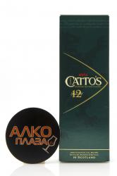 Cattos 12 years old 1861 gift box - виски Каттос 12 лет 1861 0.7 л п/у