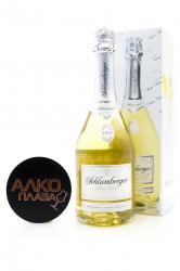 Schlumberger Brut Nature Vintage 0.75l Gift Box Игристое вино Шлюмбергер Брют Натюр Винтаж 0.75