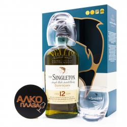 Singleton 12 years gift box with glasses - виски Синглтон 12 лет 0.7 л в п/у с бокалами