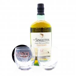 Singleton 12 years gift box with glasses - виски Синглтон 12 лет 0.7 л в п/у с бокалами