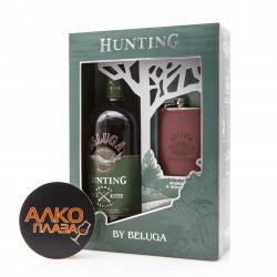 Beluga Hunting Herbal Bitter Gift Box -- ликер Белуга Хантинг Травяной Биттер 0.7 л в п/у с фляжкой