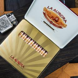 Сигары La Aurora Finos в металлической упаковке