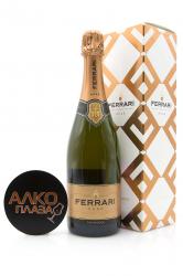 Ferrari Rose Brut Trento DOC Gift Box - игристое вино Феррари Розе Брют 0.75 л в п/у